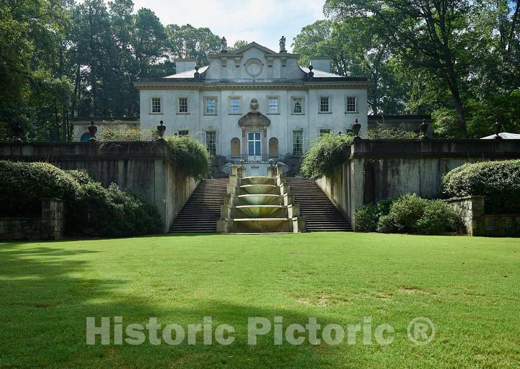 Photo- The Swan House, a Historic House Museum in Atlanta, The Capital City of The Southern U.S. State of Georgia and The state's Largest City 2 Fine Art Photo Reproduction
