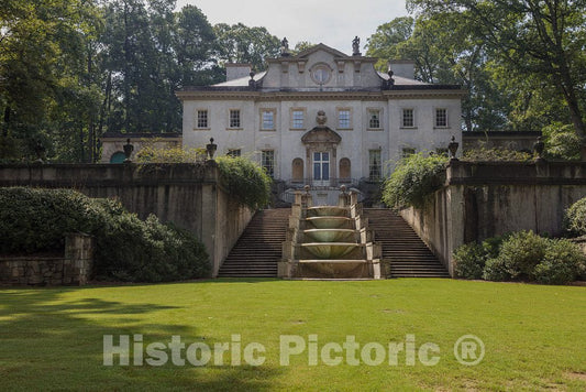 Photo- The Swan House, a Historic House Museum in Atlanta, The Capital City of The Southern U.S. State of Georgia and The state's Largest City 4 Fine Art Photo Reproduction