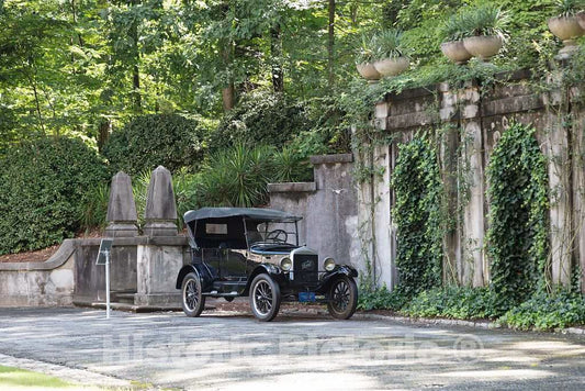 Photo- Model T Ford at The Swan House, a Historic House Museum in Atlanta, The Capital City of The Southern U.S. State of Georgia and The state's Largest City 3 Fine Art Photo
