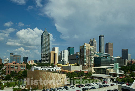 Photo - Skyline View of Atlanta, The Capital City of The Southern U.S. State of Georgia and The state's Largest City- Fine Art Photo Reporduction