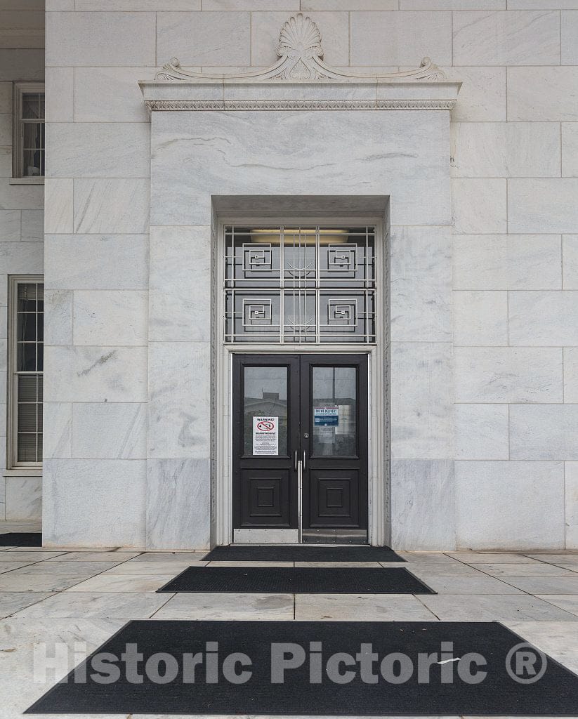 Photo - Entrance. United States Post Office and Courthouse, Athens, Georgia- Fine Art Photo Reporduction