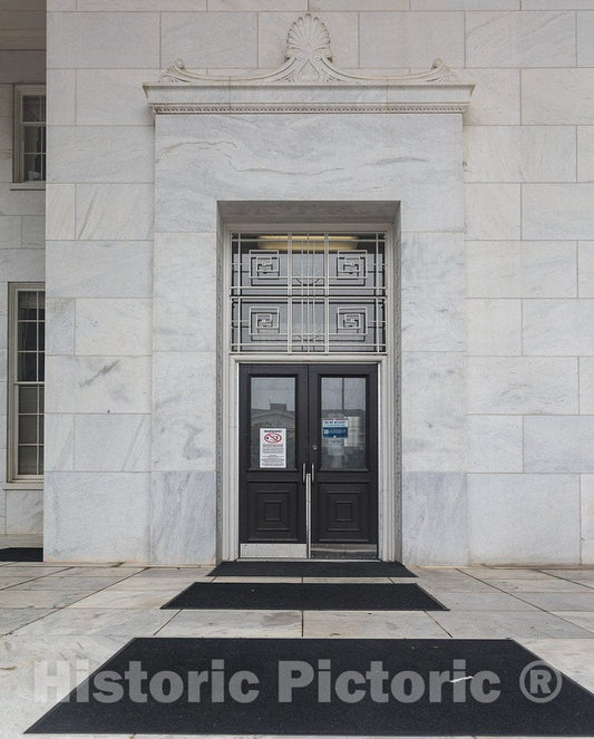 Photo - Entrance. United States Post Office and Courthouse, Athens, Georgia- Fine Art Photo Reporduction