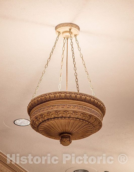 Photo - Light Fixture at The United States at The Ed Jones Federal Building & U.S. Courthouse, Jackson, Tennessee- Fine Art Photo Reporduction