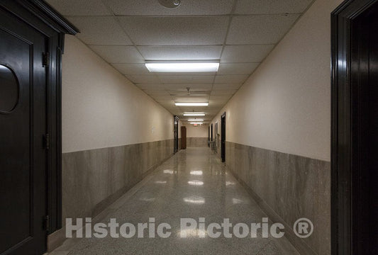Photo- Corridor in The Ed Jones Federal Building & U.S. Courthouse, Jackson, Tennessee 2 Fine Art Photo Reproduction
