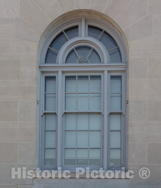 Photo - Window. The Ed Jones Federal Building & U.S. Courthouse, Jackson, Tennessee- Fine Art Photo Reporduction