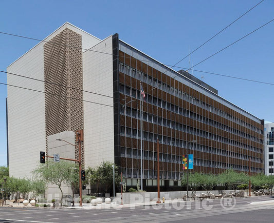 Photo- Exterior. Federal Building and U.S. Courthouse, Phoenix, Arizona 16 Fine Art Photo Reproduction