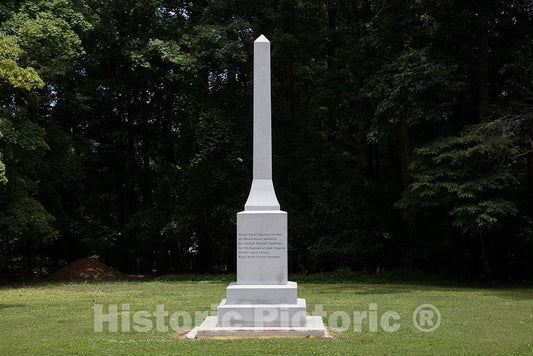 Photo - A Rare Monument to The Enemy at The Guilford National Military Park in Greensboro, North Carolina- Fine Art Photo Reporduction