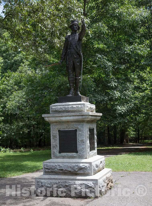 Photo- Monument Honoring North Carolina Troops who Fought Under Major Joseph Winston at The Guilford National Military Park in Greensboro, North Carolina 2 Fine Art Photo