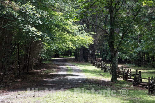 Photo- Split-Rail Fence at The Guilford National Military Park in Greensboro, North Carolina 2 Fine Art Photo Reproduction