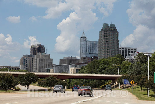 Photo - Skyline of Raleigh, The Capital City of North Carolina- Fine Art Photo Reporduction