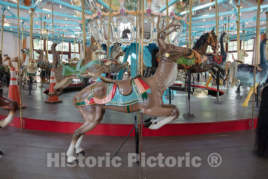 Photo- The Pullen Park Carousel in the civic park of the same name in Raleigh, the capital city of North Carolina 9 Fine Art Photo Reproduction