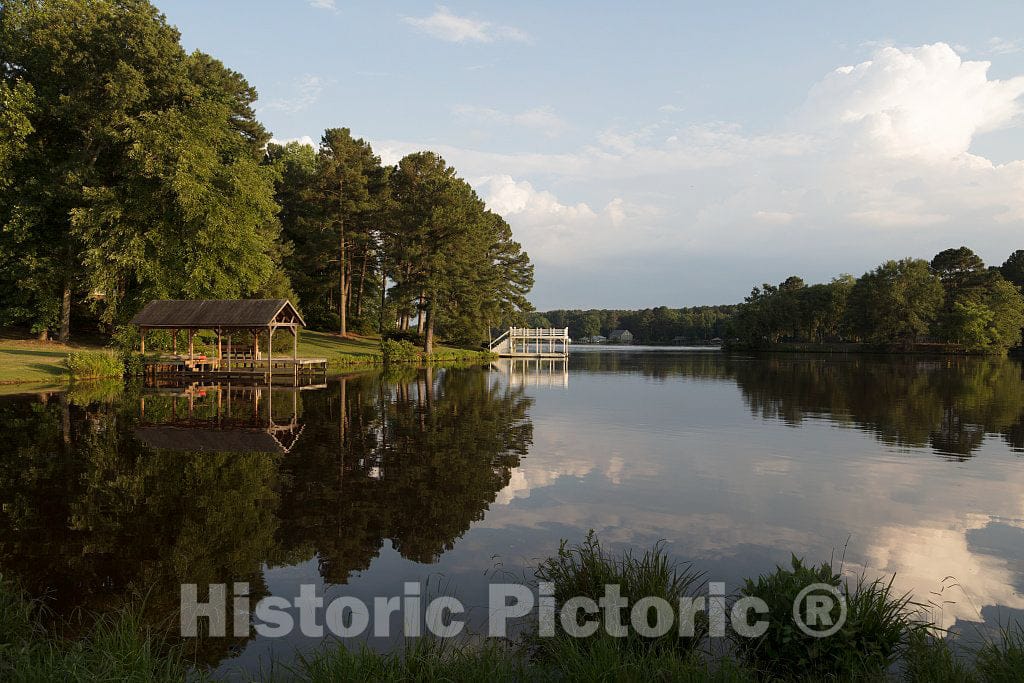 Photo- View of Bunn Lake, near Zebulon, North Carolina 2 Fine Art Photo Reproduction