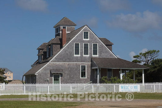 Photo- The Chicamacomico Life-Saving Station in Rodanthe, a Community on Hatteras Island 4 Fine Art Photo Reproduction