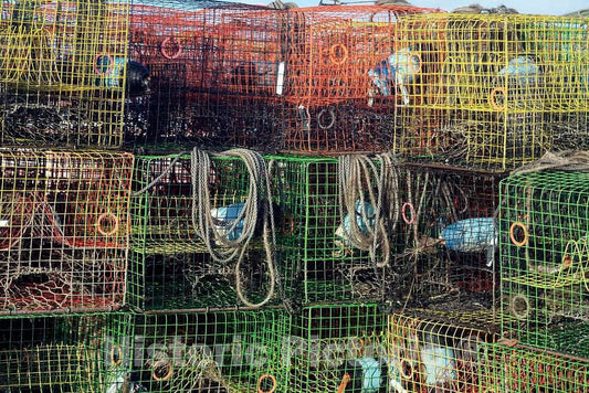 Photo - Shellfish traps in Wanchese, an old fishing port, which in fact, was the very first fishing village, on Roanoke Island in North Carolina's Outer Banks