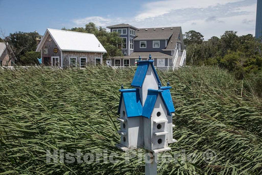 Photo - Birdhouse in Duck, a community named for the plethora of waterfowl in the area, in North Carolina's Outer Banks- Fine Art Photo Reporduction