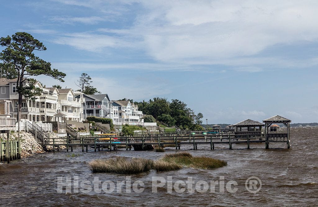 Photo- Scene Along Currituck Sound in Duck, a Community Named for The Plethora of Waterfowl in The Area, in North Carolina's Outer Banks 2 Fine Art Photo Reproduction