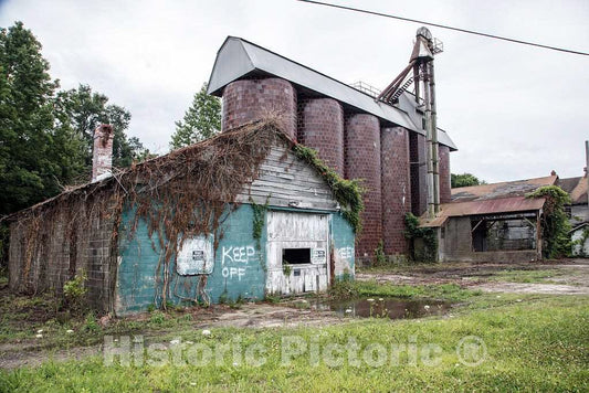 Photo- Remains of an old mill at Bellcross Junction in Camden, North Carolina 3 Fine Art Photo Reproduction