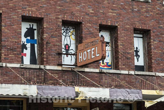 Photo- The Old Southern Hotel in Elizabeth City, North Carolina was The Crown Jewel of The Eastern Carolina City, and The Frequent Subject of Postcards touting The Town 2