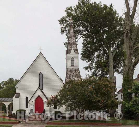 Photo - The 1851 Holy Trinity Episcopal Church in Hertford, North Carolina- Fine Art Photo Reporduction