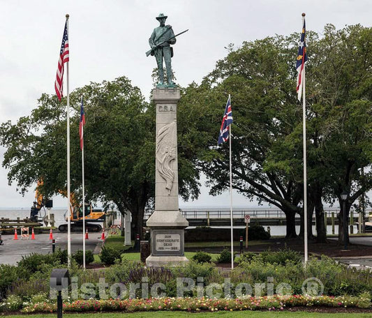 Photo - Confederate Monument in Edenton, North Carolina- Fine Art Photo Reporduction