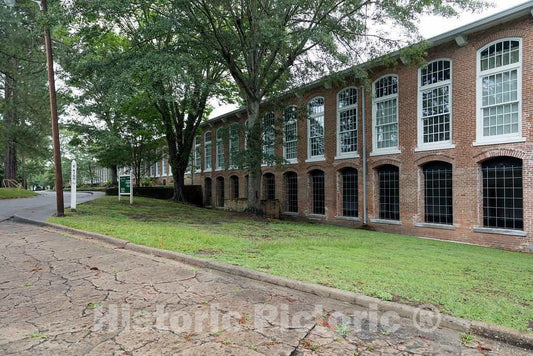 Photo- A Portion of The Elongated, 1900 Edenton Cotton Mill, Designed by C.R. Makepeace and Company of Providence, Rhode Island 2 Fine Art Photo Reproduction