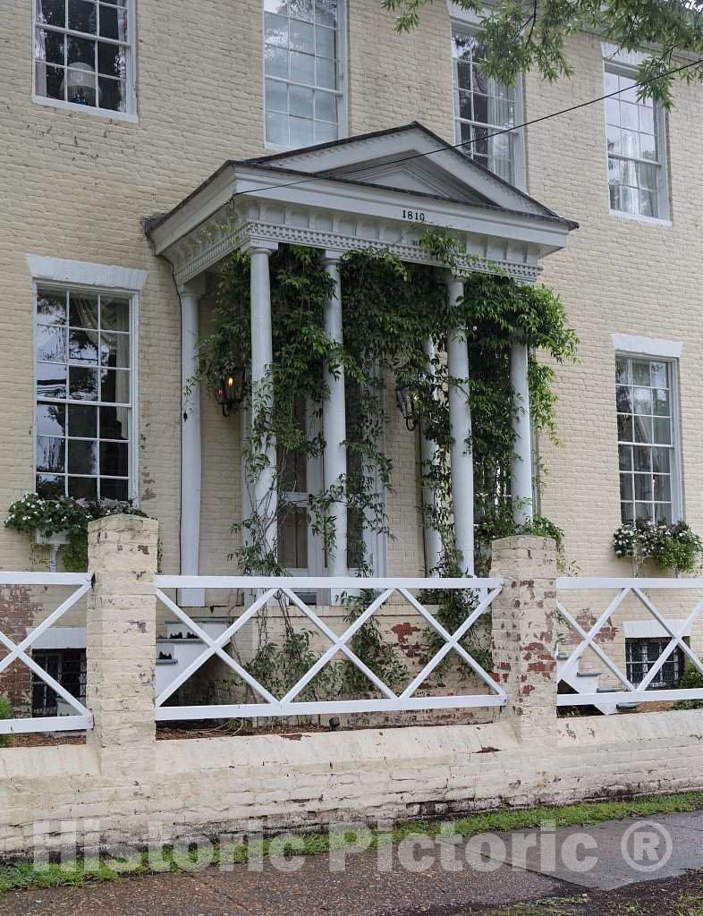 Photo - Doorway of Beverly Hall, a Historic House Built for The Dillard Family in 1910 in Edenton, North Carolina- Fine Art Photo Reporduction