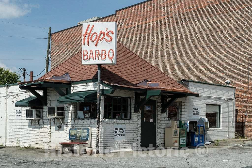 Photo - Hops Bar-B-Que Joint in Asheboro, North Carolina- Fine Art Photo Reporduction