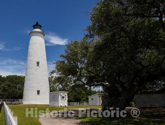 Photo- Ocracoke Light, on North Carolinas's Outer Banks, is The Oldest Operating Light Station in North Carolina and was Built in 1823 by Massachusetts Builder Noah Porter 3