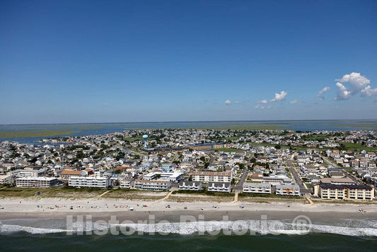 Photo- Houses Near The marshlands on The New Jersey Shore Near Brigantine, New Jersey 3 Fine Art Photo Reproduction