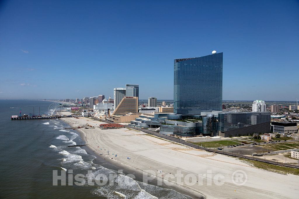 Photo - Atlantic City, New Jersey with The Casino Revel in The Foreground- Fine Art Photo Reporduction