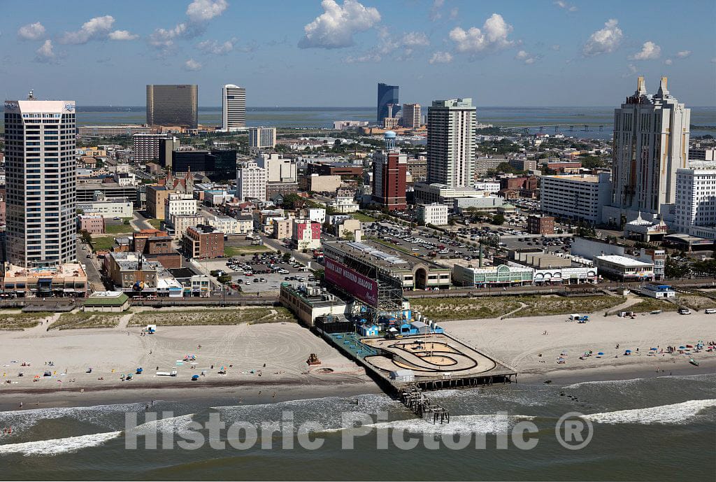 Photo- The Boardwalk in Atlantic City, New Jersey 1 Fine Art Photo Reproduction