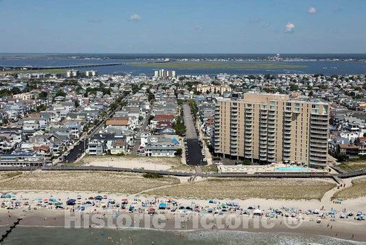 Photo- Beaches and Boardwalk on The New Jersey Shore in Ocean City, New Jersey 1 Fine Art Photo Reproduction