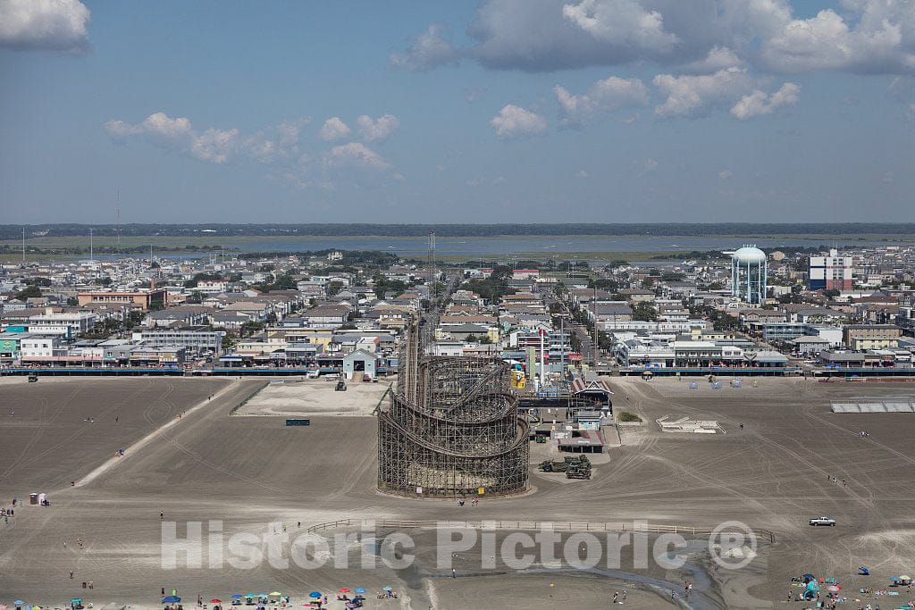 Photo- Beaches, Boardwalk and Amusement Parks on The New Jersey Shore in Wildwood, New Jersey 3 Fine Art Photo Reproduction