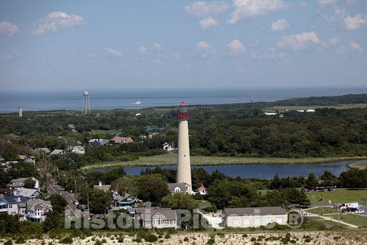 Photo- Beaches and The Cape May Point Lighthouse, Built in 1859 on The New Jersey Shore in Cape May, New Jersey 2 Fine Art Photo Reproduction