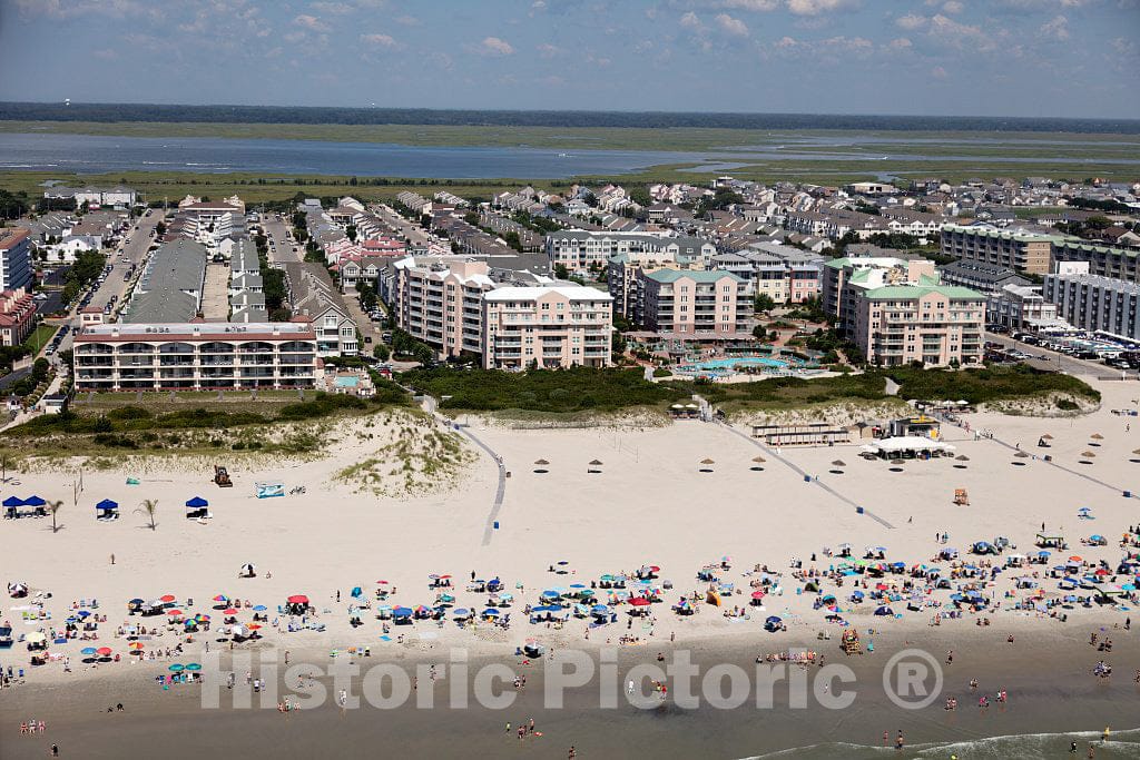 Photo- Beaches on The New Jersey Shore in Wildwood, New Jersey 1 Fine Art Photo Reproduction