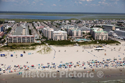 Photo- Beaches on The New Jersey Shore in Wildwood, New Jersey 1 Fine Art Photo Reproduction