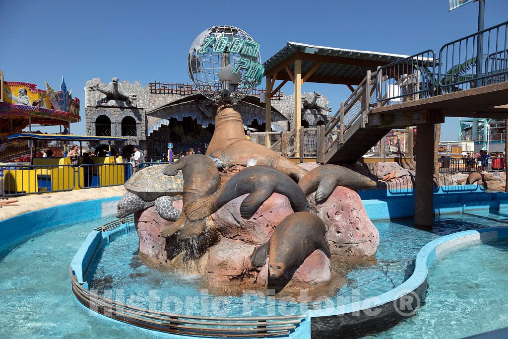 Photo- Morey's Piers, an amusement park on the boardwalk in Wildwood, New Jersey 3 Fine Art Photo Reproduction