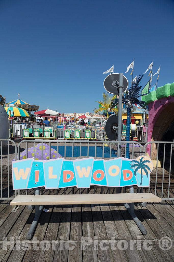 Photo- Morey's Piers, an Amusement Park on The Boardwalk in Wildwood, New Jersey 21 Fine Art Photo Reproduction