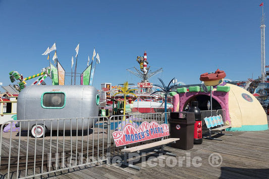 Photo- Morey's Piers, an amusement park on the boardwalk in Wildwood, New Jersey 4 Fine Art Photo Reproduction