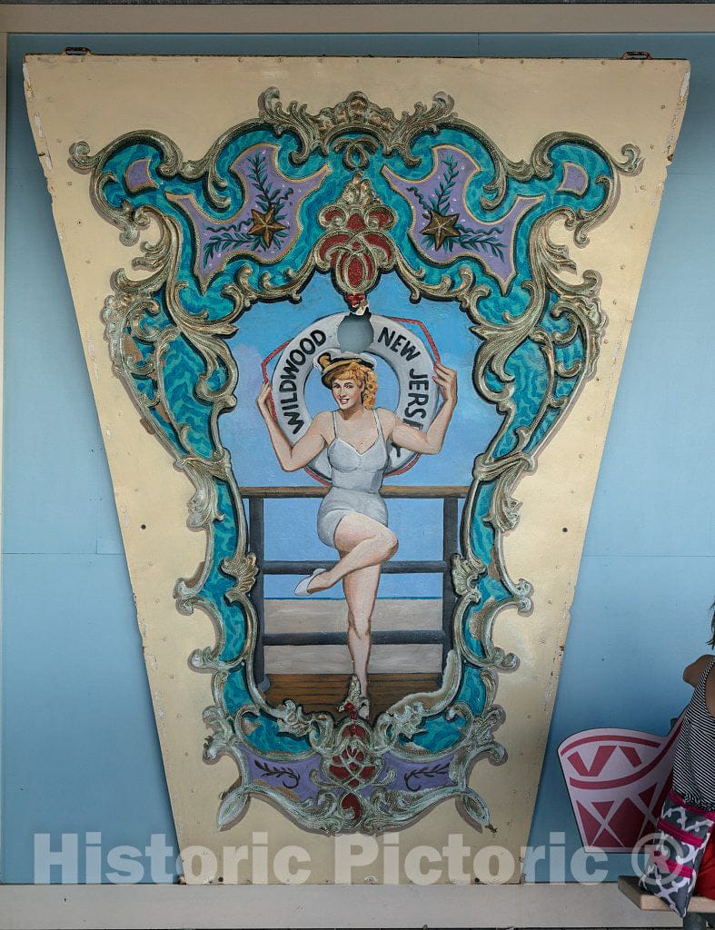 Photo- Morey's Piers, an amusement park on the boardwalk in Wildwood, New Jersey 15 Fine Art Photo Reproduction