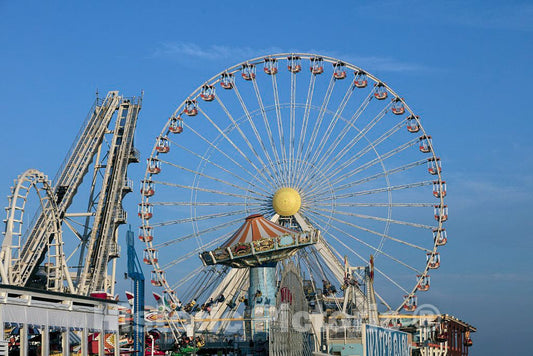 Photo- Morey's Piers, an Amusement Park on The Boardwalk in Wildwood, New Jersey 17 Fine Art Photo Reproduction