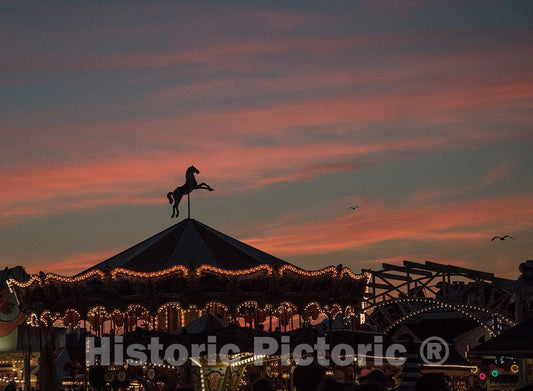 Photo- Morey's Piers, an Amusement Park on The Boardwalk in Wildwood, New Jersey 12 Fine Art Photo Reproduction