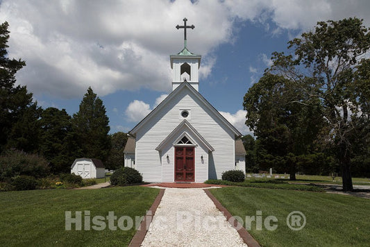 Photo - The Parish of Saint Elizabeth of Hungary Church, Mission of Our Lady of the Angeles Roman Catholic Church, Middle Township, New Jersey- Fine Art Photo Reporduction