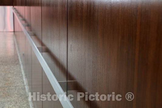 Photo - Lobby handrail. Chicago Federal Center, Chicago, Illinois- Fine Art Photo Reporduction