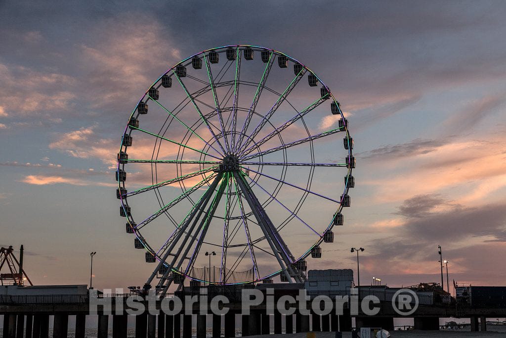 Photo- The Steel Pier on The Boardwalk in Atlantic City, New Jersey 2 Fine Art Photo Reproduction