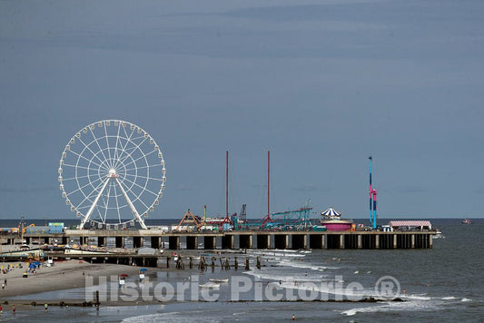 Photo- The Steel Pier on The Boardwalk in Atlantic City, New Jersey 4 Fine Art Photo Reproduction