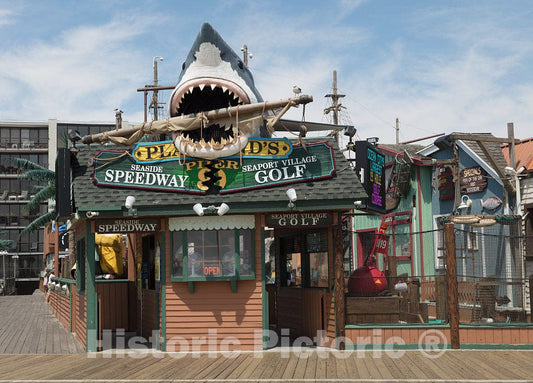 Photo- Gillian's Wonderland Pier, a Historic Amusement Park Founded in 1929 by David Gillian on The Boardwalk in Ocean City, New Jersey 7 Fine Art Photo Reproduction