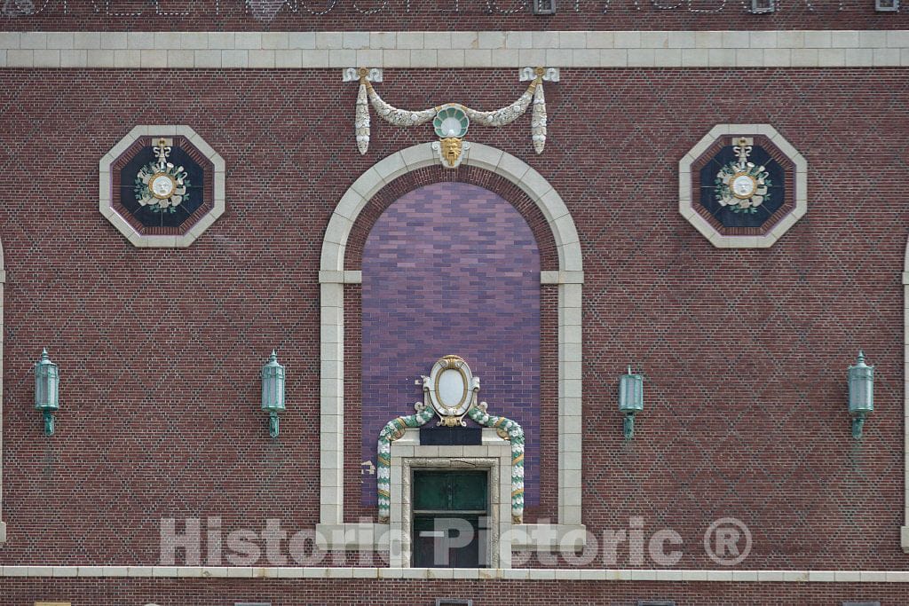 Photo - Exterior Details of The Historic Paramount Theatre Built in 1927 in Asbury Park, New Jersey- Fine Art Photo Reporduction