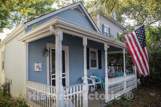 Photo - 7 1/2 West End Court, the home where Bruce Springsteen wrote the entire album"Born to Run" in Long Branch, New Jersey- Fine Art Photo Reporduction