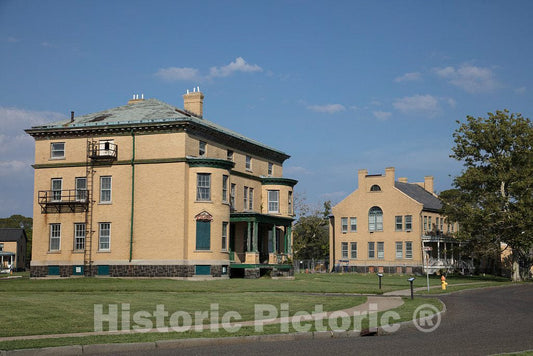 Photo- Housing at The Decommissioned Fort Hancock in Sandy Hook, New Jersey 3 Fine Art Photo Reproduction